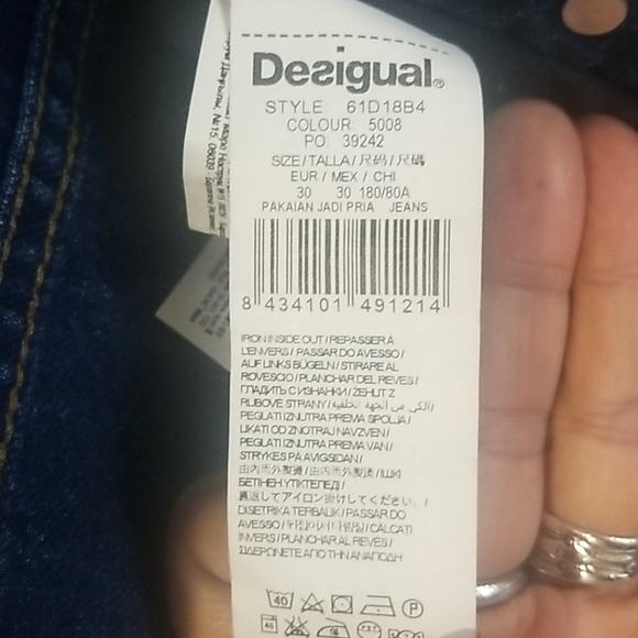 Desigual baggy vintage jeans  size 30 - Picture 4 of 8
